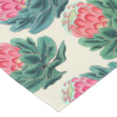 Protea Blume Pattern Kurzer Tischläufer (Ecke)