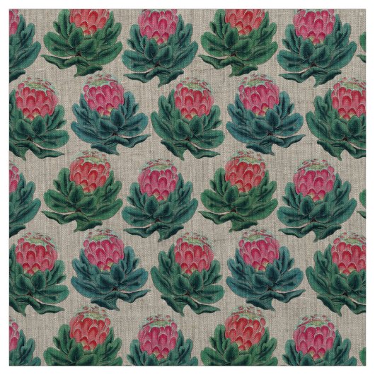 Protea Blume Pattern Stoff (Muster)