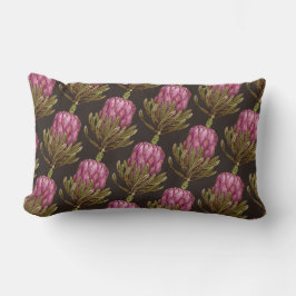 Protea Blume Pflanze Pattern Lumbar Kissen