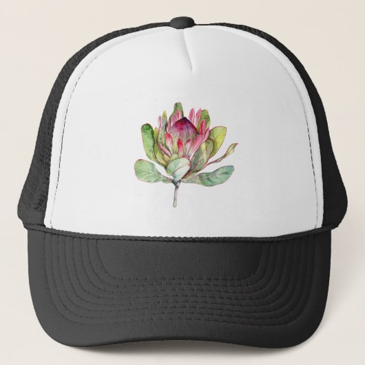 Protea-Blume Truckerkappe (Vorderseite)