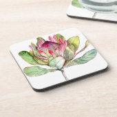 Protea-Blume Untersetzer (Linke Seite)