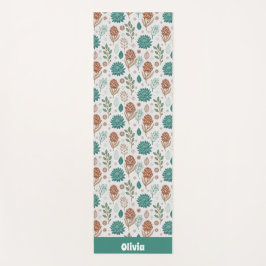 Protea Blume Wüste Blumenname Pattern Yoga Mat Yogamatte