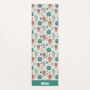 Protea Blume Wüste Blumenname Pattern Yoga Mat Yogamatte