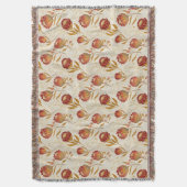 Protea Blume Wüste Blumenrosa Muster Decke (Vorderseite Vertikal)