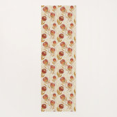 Protea Blume Wüste Blumenrosa Muster Name Yogamatte (Rückseite)