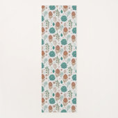 Protea Blume Wüste Blumenrosa Muster Yogamatte (Vorderseite)