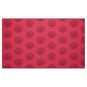 Protea-Blumendruck: rot Stoff (Fat Quarter (45,7 x 55,9 cm))