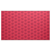 Protea-Blumendruck: rot Stoff (Yard (91,4 cm))