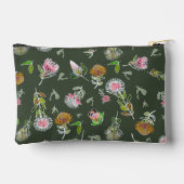 Protea Botanische Toilettenartikel Kosmetische Tas Zubehörtasche (Rückseite)