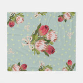 Protea Bouquet Fleecedecke (Vorderseite (Horizontal))