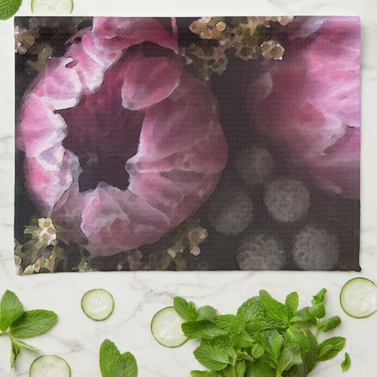 Protea Bouquet Geschirrtuch (Gefaltet)