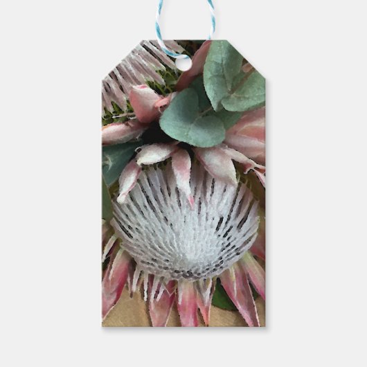 Protea Bouquet II Geschenkanhänger (Vorderseite)