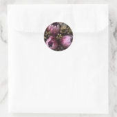 Protea Bouquet Runder Aufkleber (Tasche)