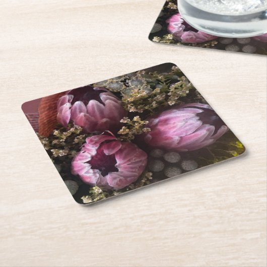 Protea Bouquet Untersetzer (angewinkelt)