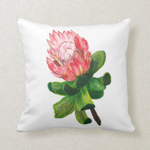 Protea-Entwurf, australische Blume Kissen