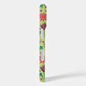 Protea Floral Block Print Millefleur Grün Case-Mate iPhone Hülle (Rückseite / Rechts)