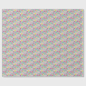 Protea Floral Block Print Milleflex Lichter Geschenkpapier (Flach)