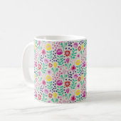 Protea Floral Block Print Milleflex Lichter Kaffeetasse (Vorderseite Links)