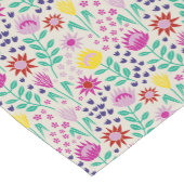 Protea Floral Block Print Milleflex Lichter Kurzer Tischläufer (Ecke)