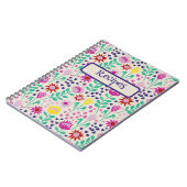 Protea Floral Block Print Milleflex Lichter Notizblock (Linke Seite)