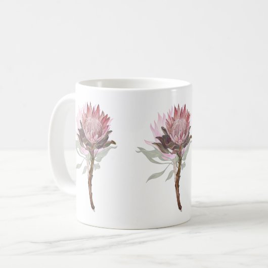 protea flowers kaffeetasse (Vorderseite Links)