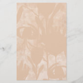 Protea Flowers Personalized Stationary (Rückseite)