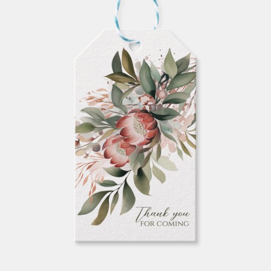 Protea Geschenktags Geschenkanhänger (Vorderseite)
