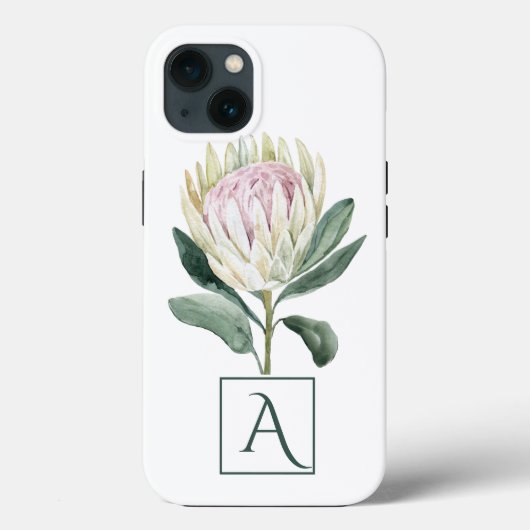 Protea mit Blätter Case-Mate iPhone Fall Hülle (Rückseite)