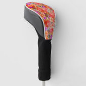 Protea-Muster Golf Headcover (angewinkelt)