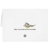 Protea Notecard (Rückseite Horizontal)