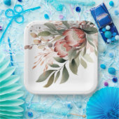 Protea Paper Plate Pappteller (Party)