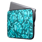 Protea Pareau tropischer BlumenneoprenWetsuit Laptopschutzhülle (Vorderseite Links)