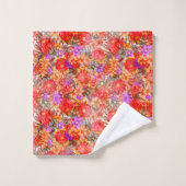 Protea Pattern Badhandtuch Set (Waschlappen)