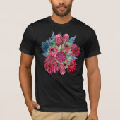 Protea & Regenwald Blooms - kühne tropisch T-Shirt (Vorderseite)