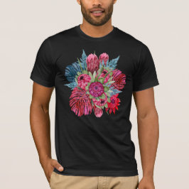 Protea & Regenwald Blooms - kühne tropisch T-Shirt
