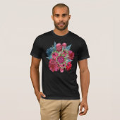 Protea & Regenwald Blooms - kühne tropisch T-Shirt (Vorne ganz)