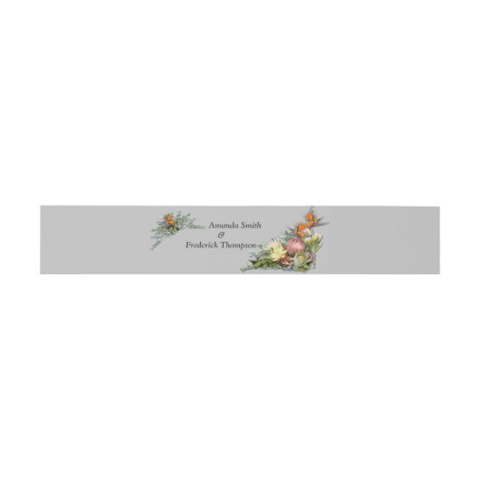 Protea - Strelitzia Blume Envelope Band (Flach)