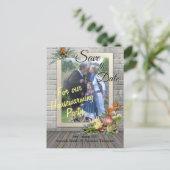 Protea - Strelitzia Blume Häuserwärmung Ankündigungspostkarte (Stehend Vorderseite)