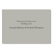 Protea - Strelitzia Blume Tischkarten Tischnummer (Rückseite)