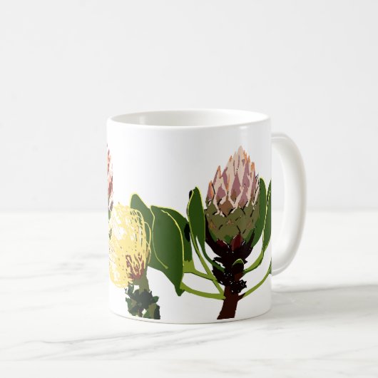 Protea-Tasse Kaffeetasse (VorderseiteRechts)
