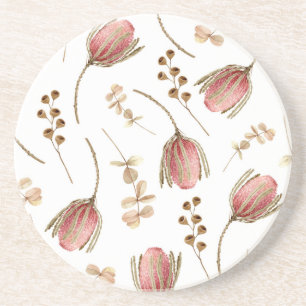 Protea und Pod Getränkeuntersetzer