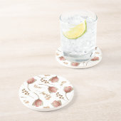 Protea und Pod Getränkeuntersetzer (Seite)