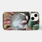 Protea-Wasserfarben-iPhone-Hülle iPhone Hülle (Rückseite (Horizontal))