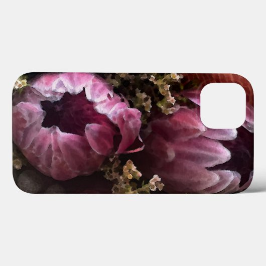 Protea Watercolor iPhone Cover II (Rückseite (Horizontal))