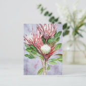 Proteas Postkarte (Stehend Vorderseite)