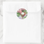Proteas Runder Aufkleber (Tasche)