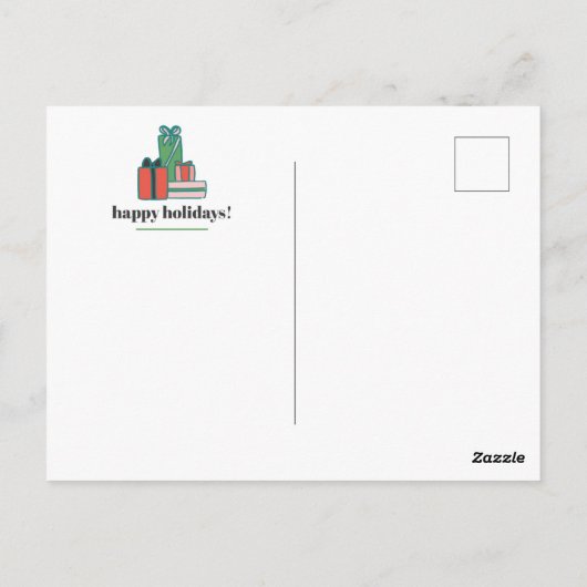 "Protec Nutcracker Holiday Postcard" Postkarte (Rückseite)