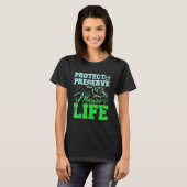 Protect and preserve marine life T-Shirt (Vorne ganz)
