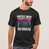 Protect Gods Creation Coral Reefs Ocean Nature T-Shirt (Vorderseite)