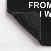 Protect Me From What I Want Desire Quote Mousepad (Ecke)